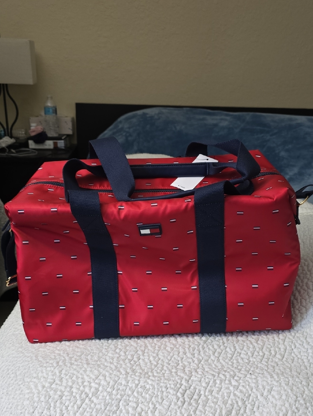 Tommy Hilfiger Logo Print Dufflr Bag